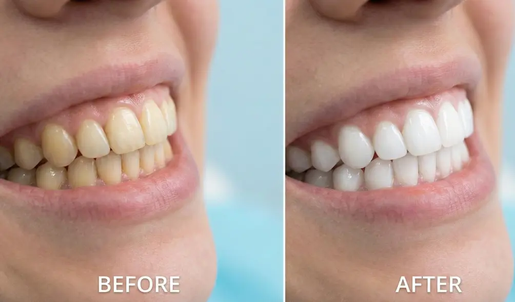 козметично избелване на зъбите