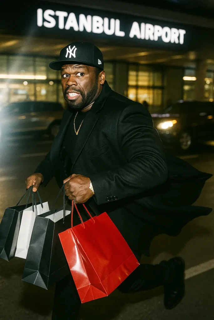 50 cent istanbul havaalanı