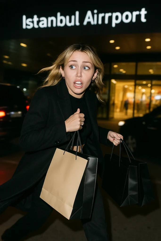 miley cyrus istanbul airport
