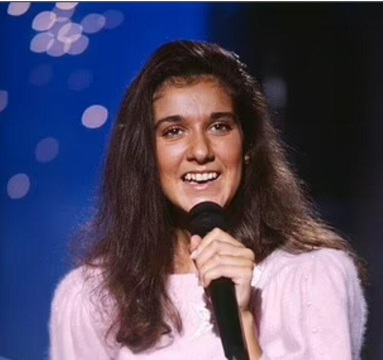 dientes de celine dion en 1985