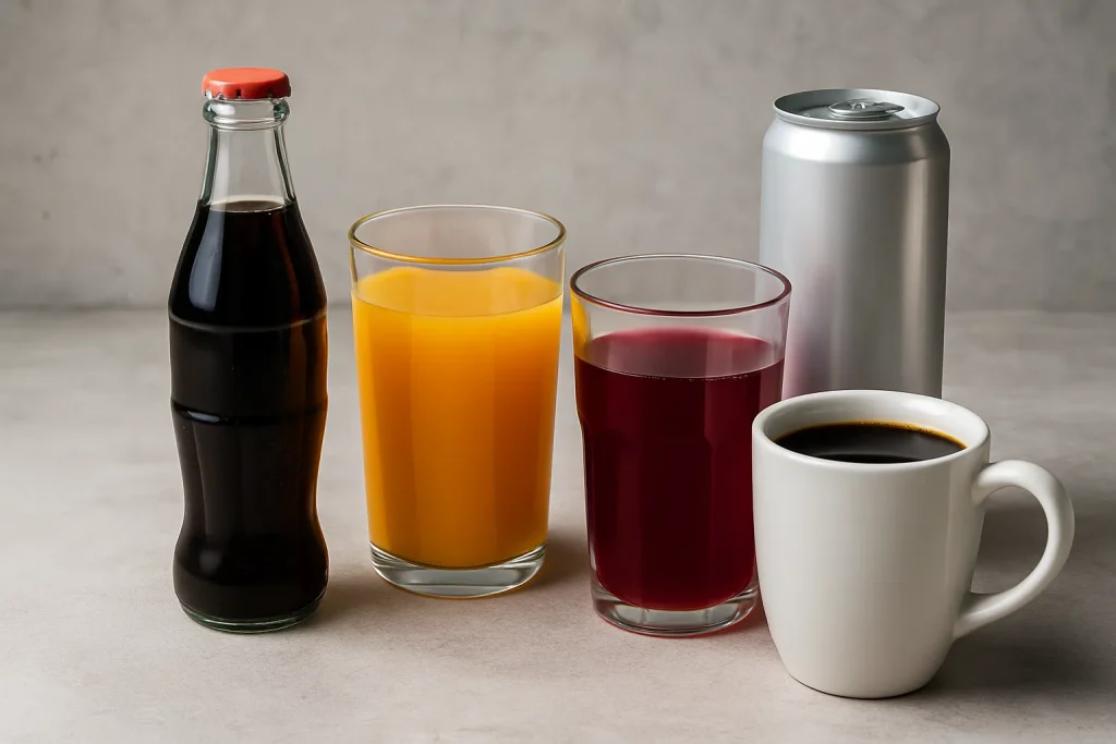 acidic drinks