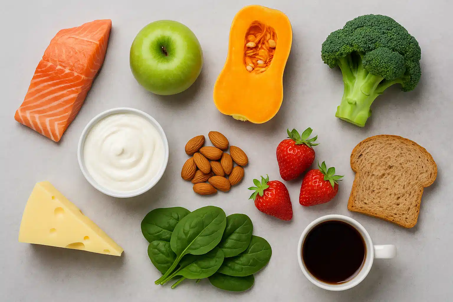 non acidic and acidic foods