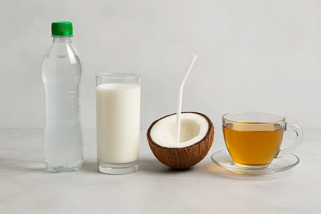 non acidic drinks