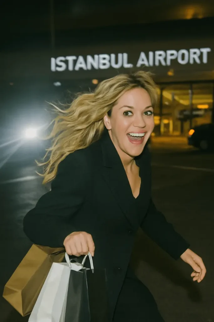 shakira at ıstanbul airport