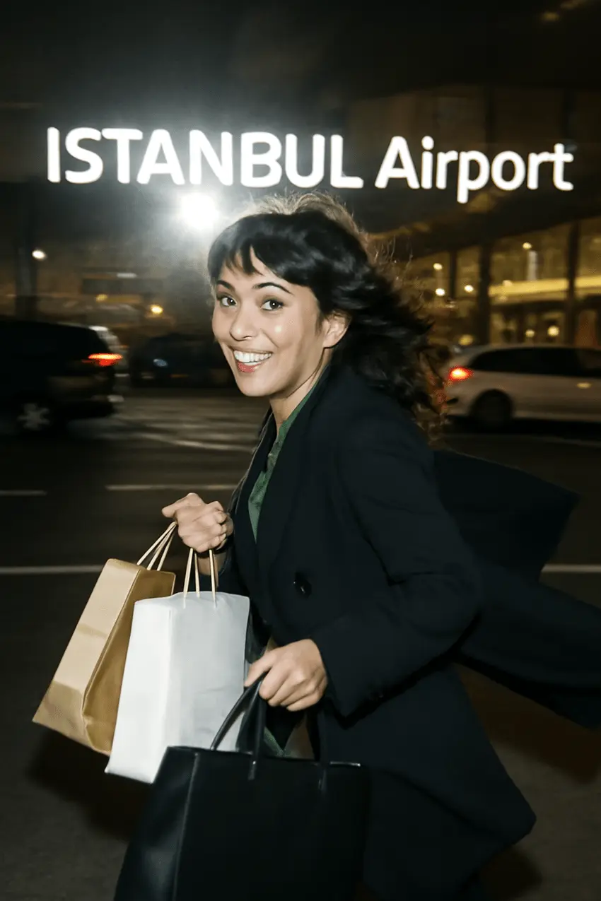 sierra ferrel in istanbul airport