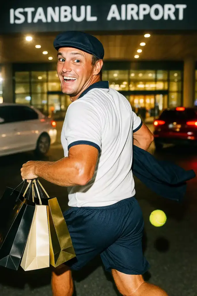 bryson dechambeau am flughafen istanbul
