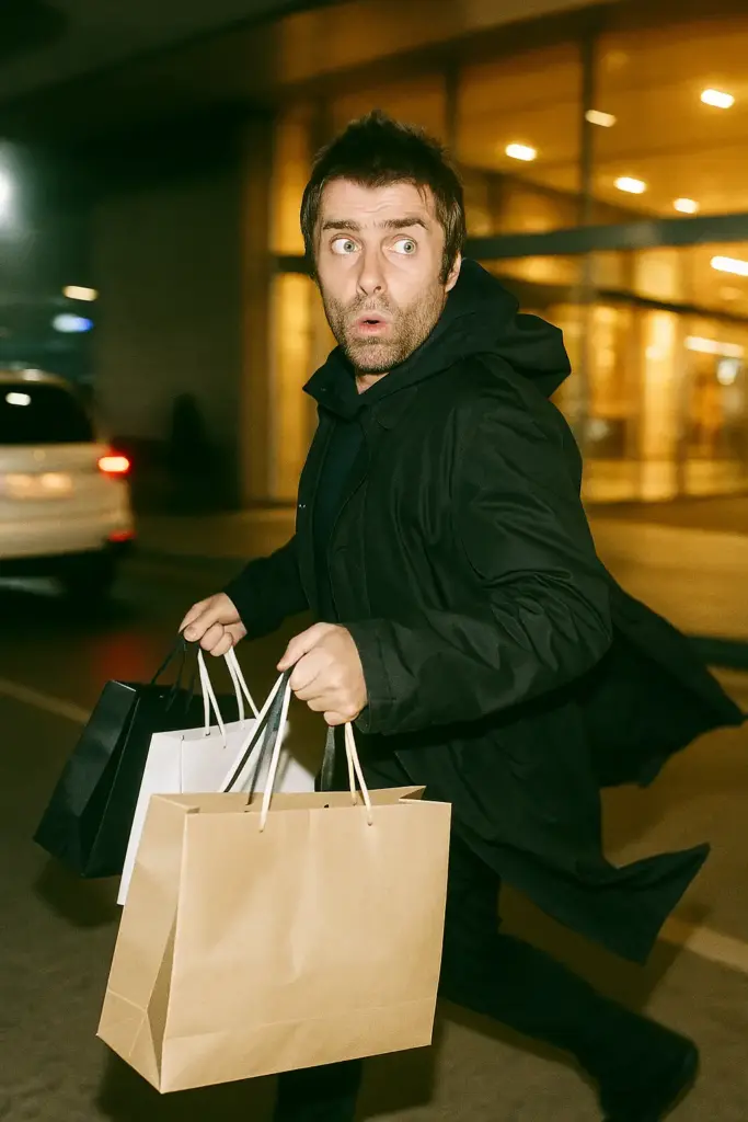 liam gallagher am flughafen istanbul